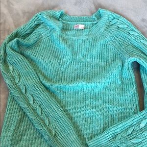 Aqua sweater